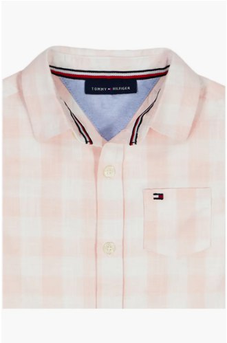 Tommy Hilfiger Short Sleeve Button-Up & Shorts Set-Blue - Image 3