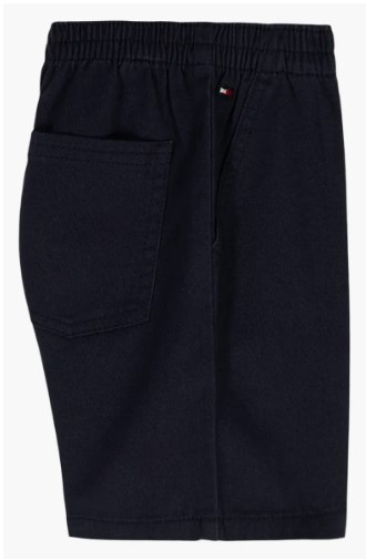 Tommy Hilfiger Stripe Polo & Chino Shorts Set-Heather Grey - Image 4