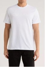 Calvin Klein Standard Logo Cotton Crewneck T-Shirt-Bright White