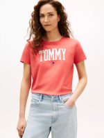 Varsity Tommy Logo T-Shirt-Vintage Red
