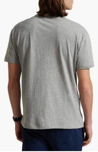 Polo Ralph Lauren Logo Graphic T-Shirt-Andover Heather - Image 2