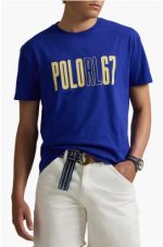 Polo Ralph Lauren Logo Graphic T-Shirt-Heritage Royal