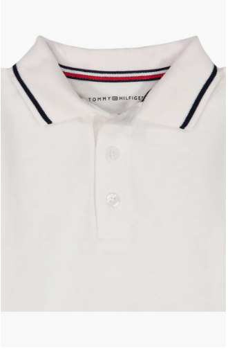 Polo & Stripe Shortall Set-White - Image 4