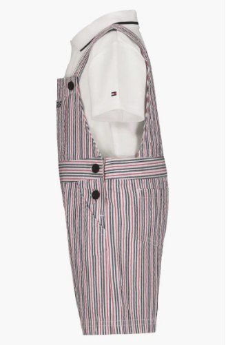 Polo & Stripe Shortall Set-White - Image 3