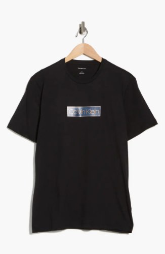 Calvin Klein Logo Cotton T-Shirt-Black - Image 3