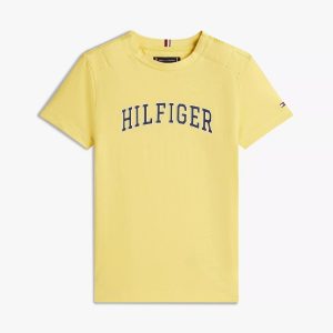 Kids' Hilfiger Varsity Logo T-Shirt-Yellow Dahlia