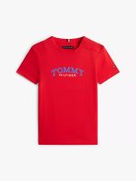 Kids' Tommy Logo T-Shirt-Rapid Red
