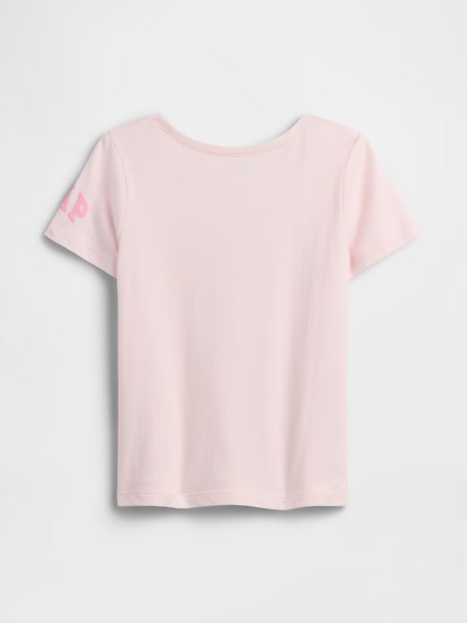 babyGap Graphic T-Shirt-Spring Pink Gingham - Image 2