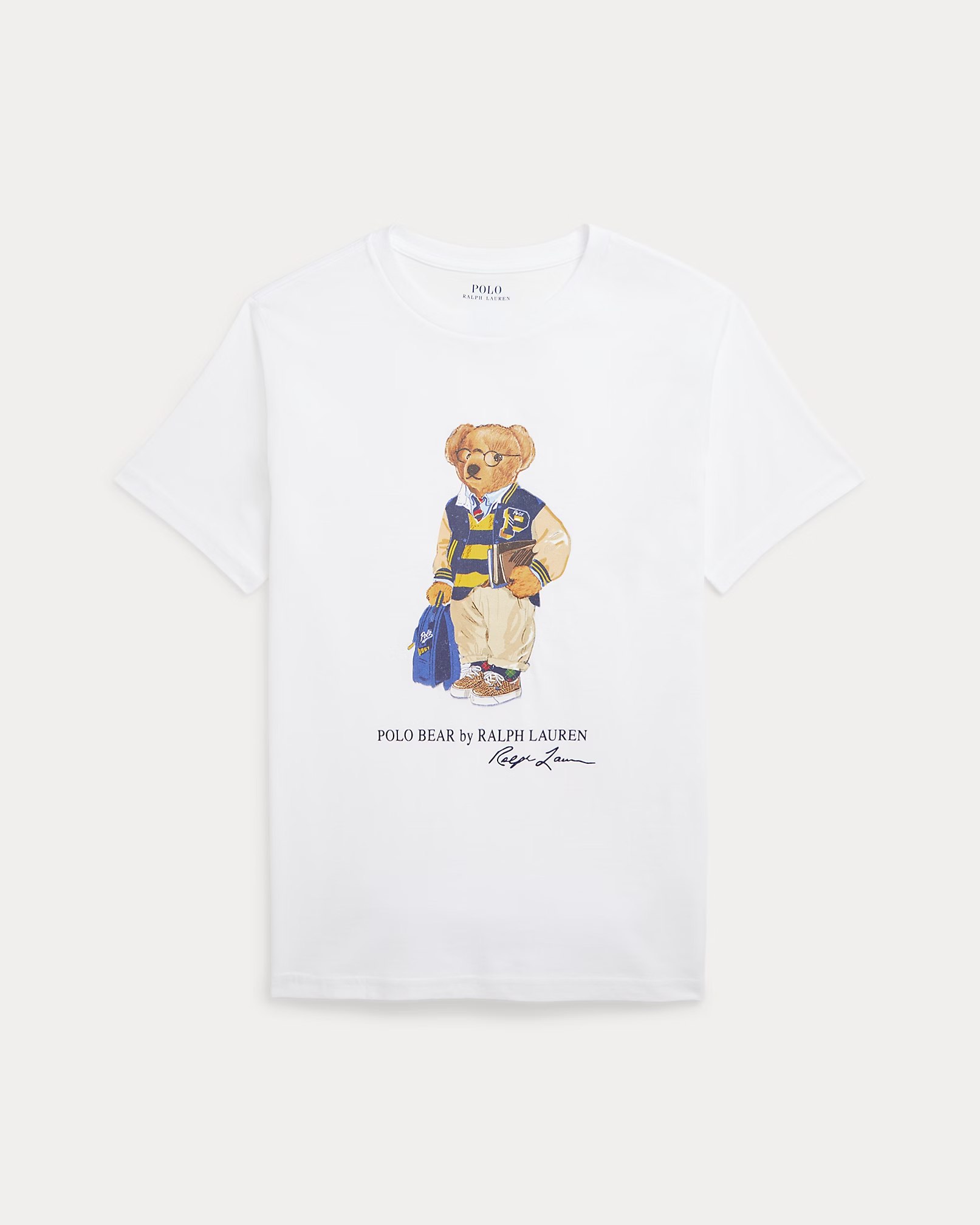 READYSTOCK Polo Bear Cotton Jersey Tee Kid Boys - White