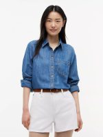 Chambray Shirt-Med Wash