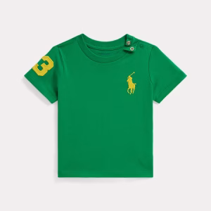 Big Pony Cotton Jersey Tee-Cruise Green