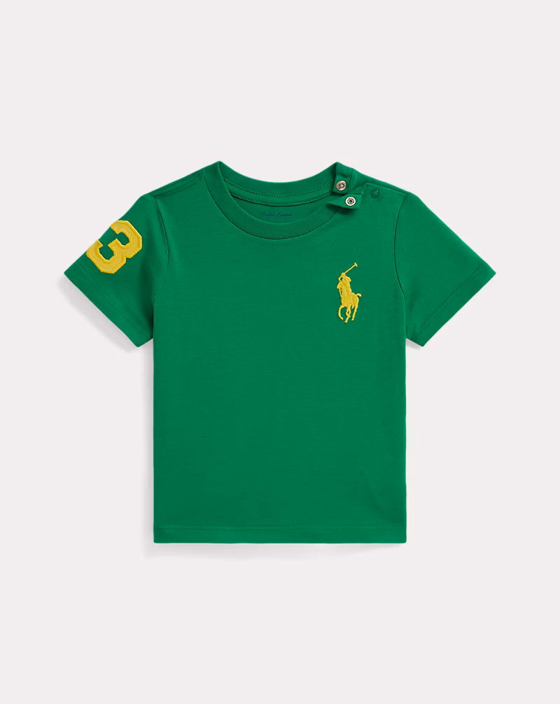 Big Pony Cotton Jersey Tee-Cruise Green