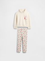 babyGap Two-Piece Outfit Set-Ivory Cream Frost Mon Amour Cherries