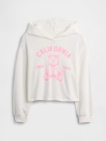 Kids Relaxed French Terry Hoodie-New Off White