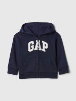 babyGap Relaxed Logo Zip Hoodie-Tapestry Navy