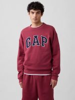 Adult Relaxed Gap Logo Sweatshirt-Red Clay
