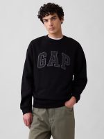 Adult Relaxed Gap Logo Sweatshirt-Black
