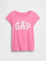 Kids Graphic T-Shirt-Love Letter Pink
