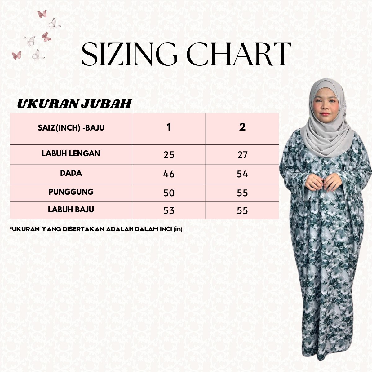 JUBAH KAFTAN KHADEEJA-BLACK - Image 3