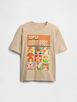 Kids Relaxed Graphic T-Shirt-Wicker