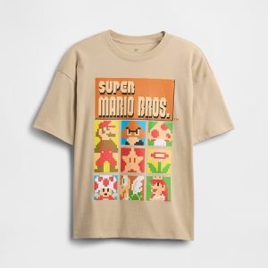 Kids Relaxed Graphic T-Shirt-Wicker
