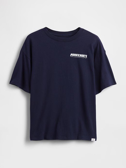 Kids Relaxed Graphic T-Shirt-Navy Uniform - Image 2
