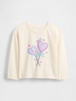 Baby & Toddler Mix & Match Relaxed Graphic T-Shirt-Sweethearts White