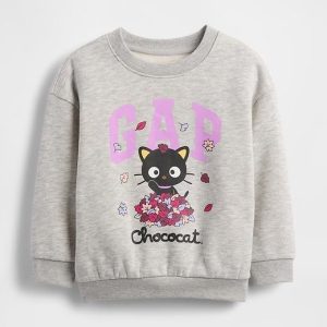 Baby & Toddler VintageSoft Hello Kitty Sweatshirt-Light Heather Grey