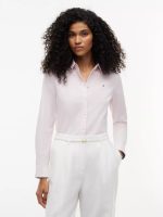 Regular Fit Stretch Oxford Shirt-Cradle Pink