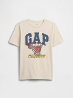 Kids Gap Graphic T-Shirt-Tan Chino