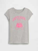 Kids Graphic T-Shirt-Heather Grey