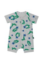 Zip Romper-Croc-Star