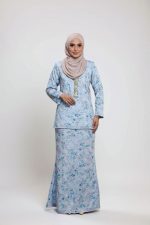 Baju Kurung Moden Tiara-BABY BLUE