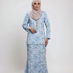 Baju Kurung Moden Tiara-BABY BLUE