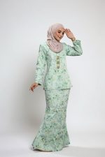 Baju Kurung Moden Tiara-MINT GREEN