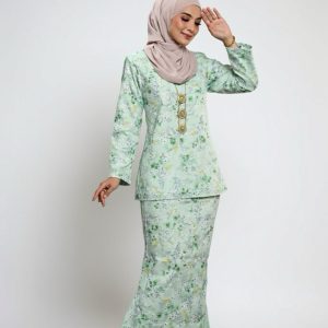 Baju Kurung Moden Tiara-MINT GREEN