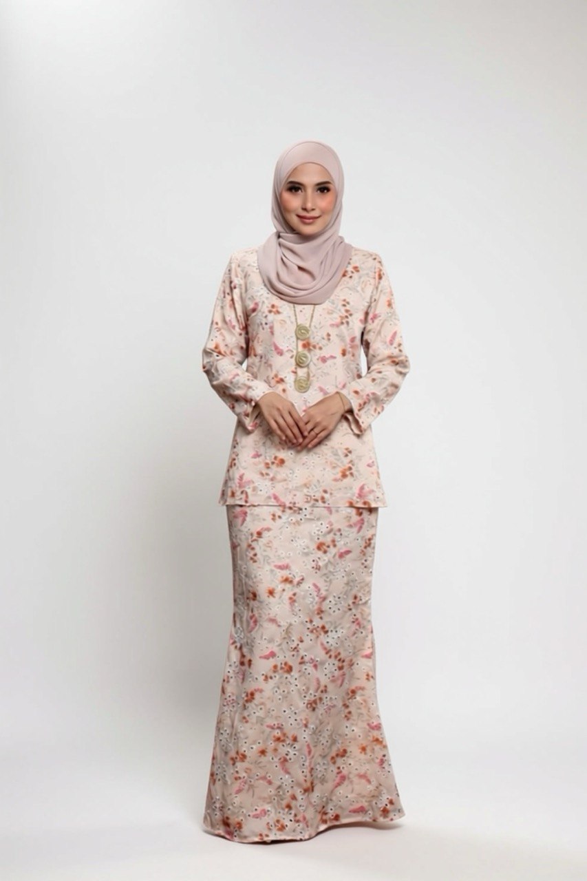 Baju Kurung Moden Tiara-NUDE