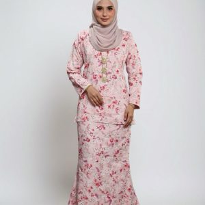 Baju Kurung Moden Tiara-SOFT PINK