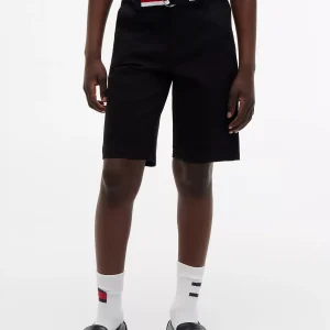 Kids' Belted Chino Short-Black