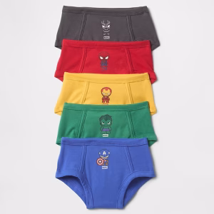 Toddler Marvel Briefs (5-Pack)-Starlight Gold