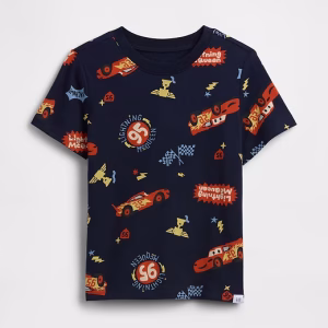 babyGap × Disney Cars Graphic T-Shirt-Navy Uniform