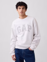 Adult Relaxed Gap Logo Sweatshirt-Carls Stone Beige