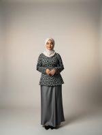 BAJU KURUNG KEDAH DANG ANUM-SILVER