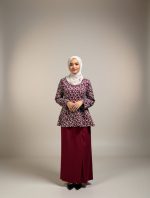 BAJU KURUNG KEDAH DANG ANUM-BURGUNDY