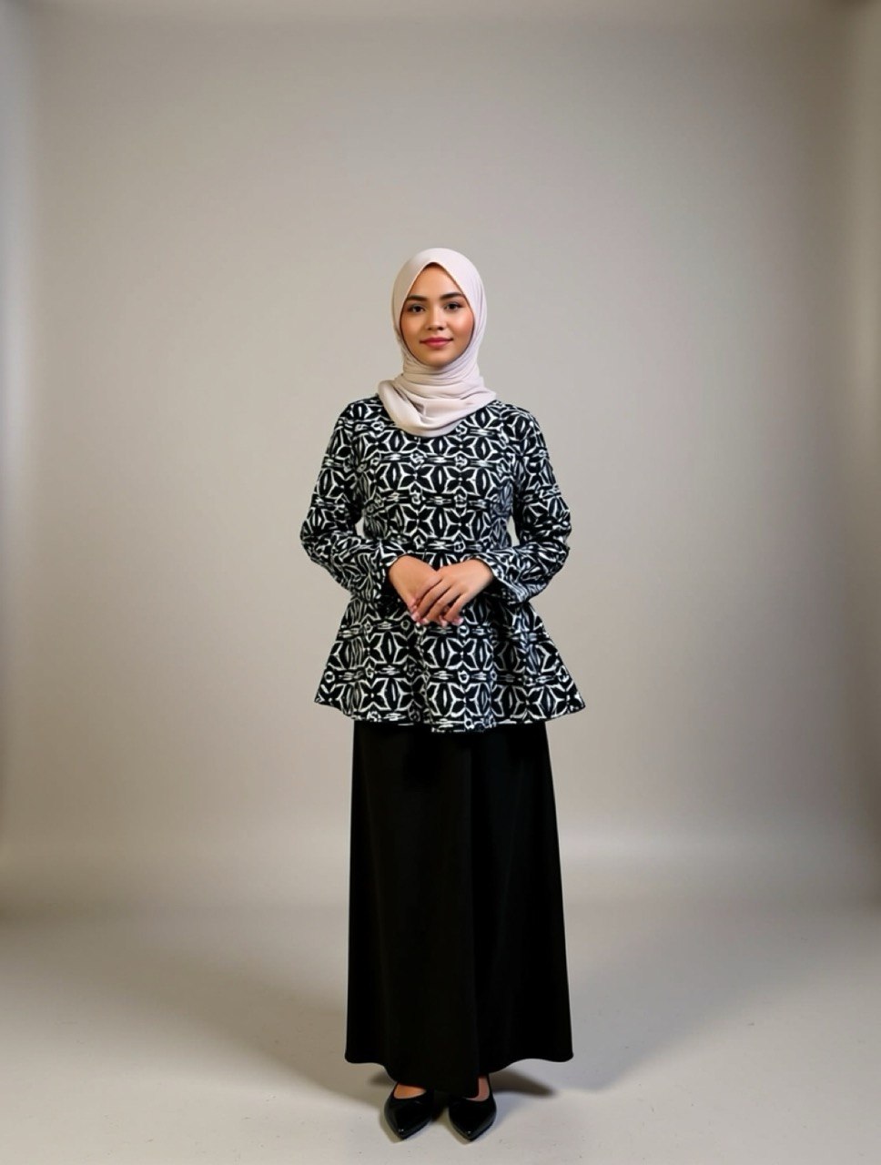 BAJU KURUNG KEDAH DANG ANUM-BLACK
