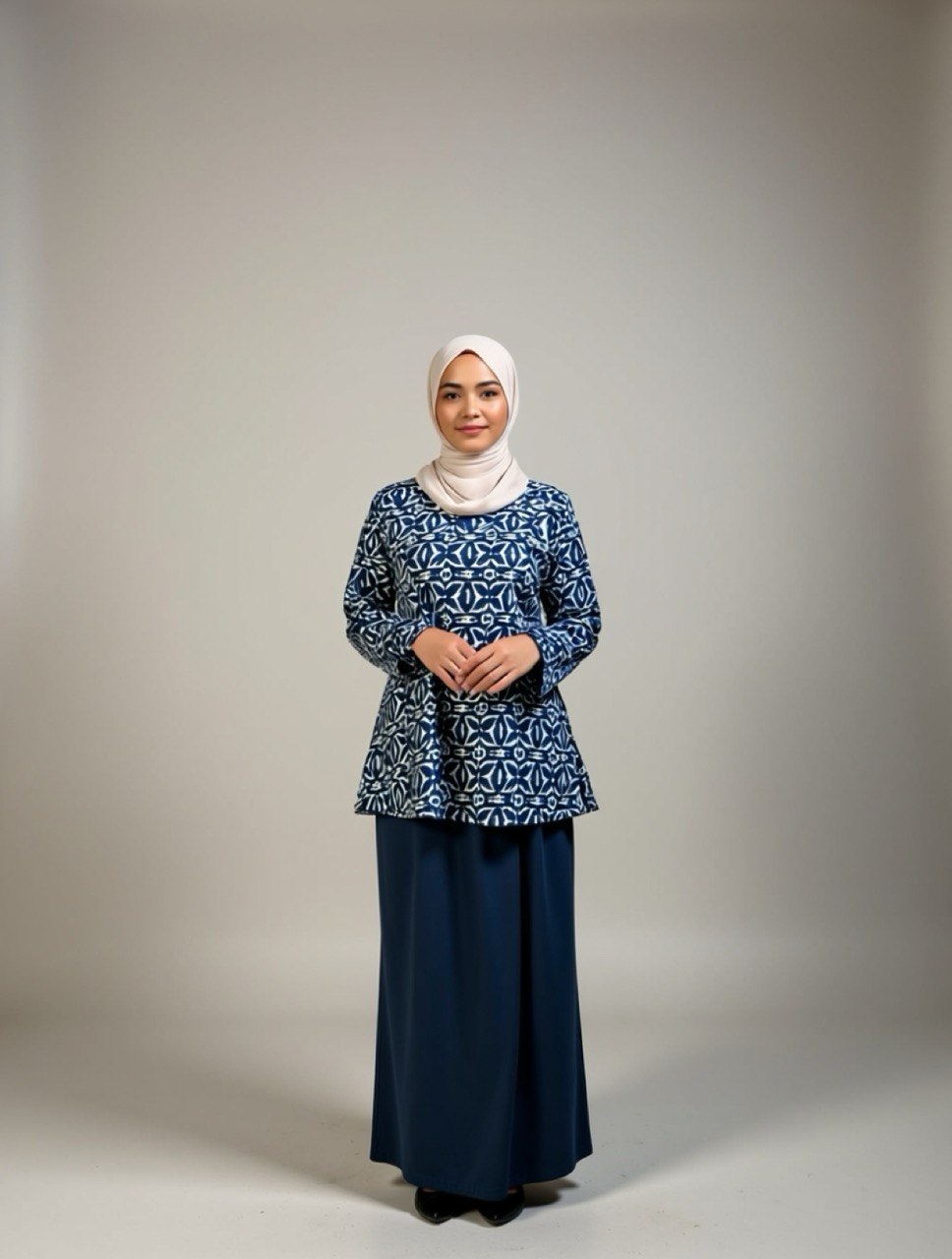 BAJU KURUNG KEDAH DANG ANUM-DARK BLUE