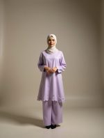 BAJU KURUNG ZARINA-LILAC