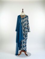 JUBAH KAFTAN KHADEEJA-NAVY BLUE