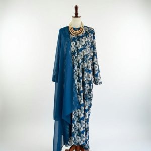 JUBAH KAFTAN KHADEEJA-NAVY BLUE