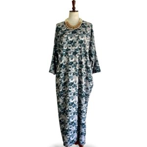 JUBAH KAFTAN KHADEEJA-SILVER